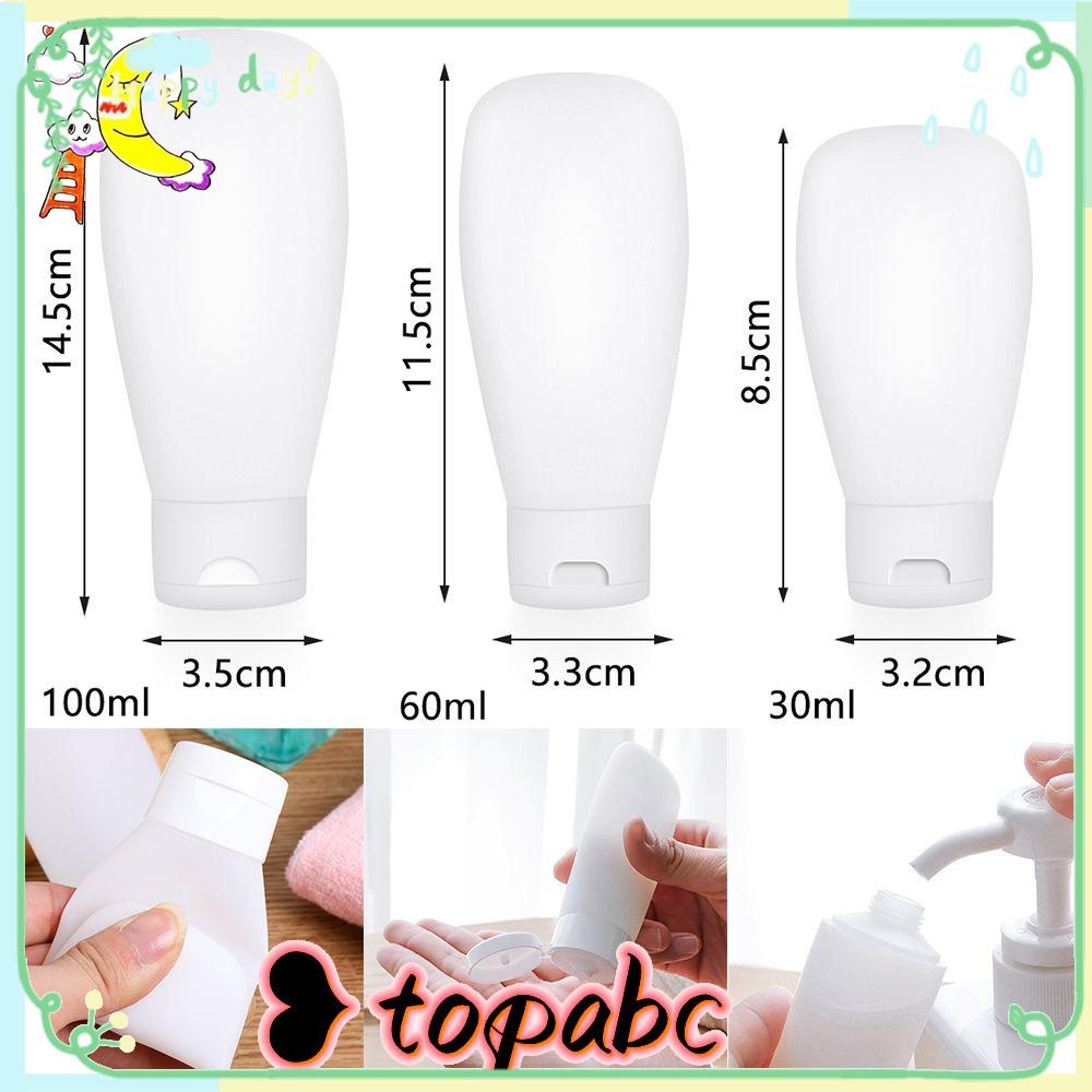 Botol Isi Ulang Plastik TOP Alat Makeup Wadah Kosmetik Kosong Travel Size Mini Bottle