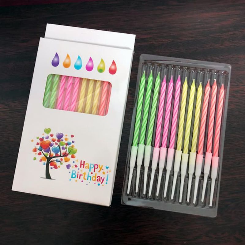

Lilin Spiral Panjang/ lilin ulir warna rainbow lilin ultah lilin stabilo rainbow lilin hbd