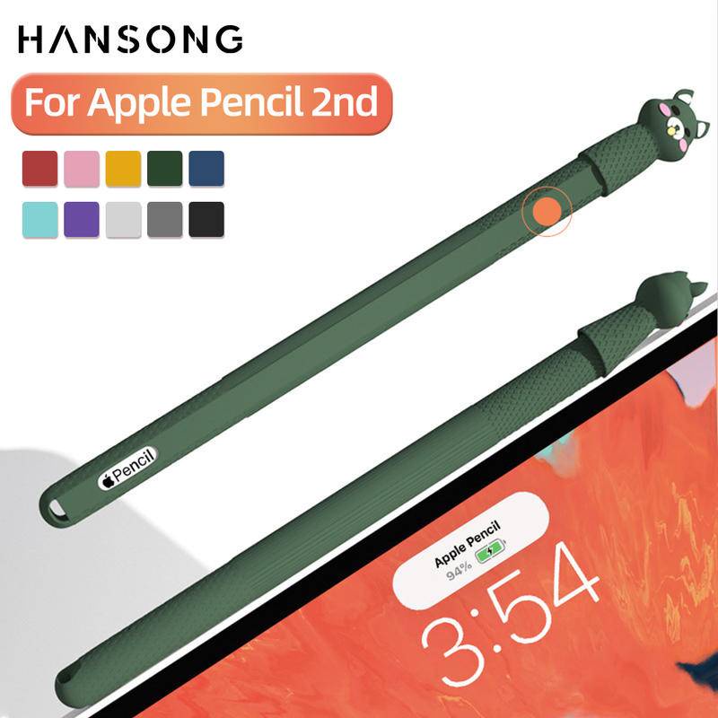 Untuk iPad Apple Pencil1 2 Generation Case For Apple Pencil Soft Silicone Cover Stylus Pen Pelindung Case Aksesoris