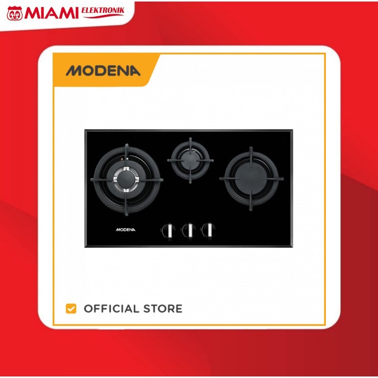 Kompor Tanam Gas Modena BH 1735 / Built In Gas Hob Mdena BH1735