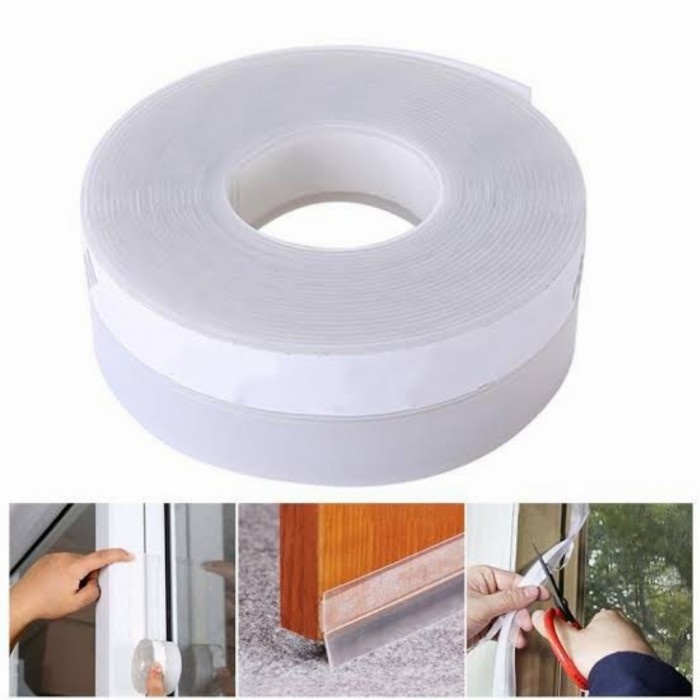 [Ready] Lakban 3M Karet Silikon Isolasi Penutup Celah Gap Pintu Jendela