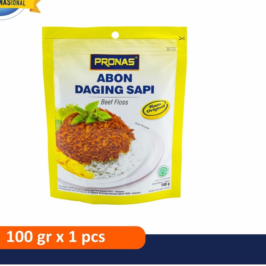 

COD✔️Pronas Abon Daging Sapi 100 g dengan kemasan Ziplock|KD1