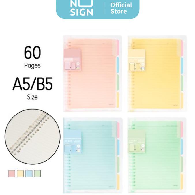

Deli Loose Leaf Book / Binder A5/B5 Isi 60 Lembar Qha560 Qhb560