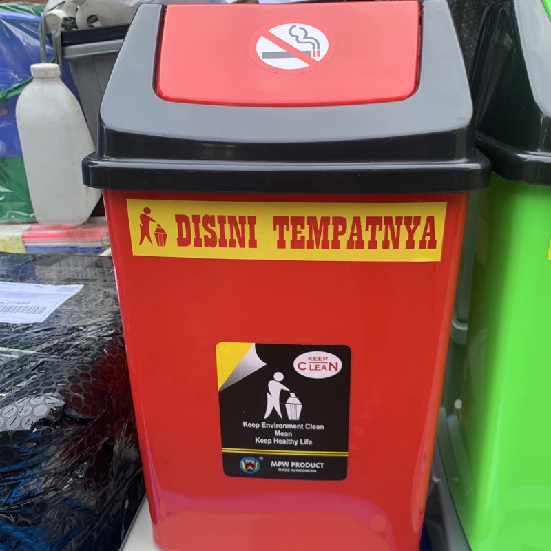 MPW PRODUCT - Tempat Sampah Warna 25 Liter Organik Anorganik