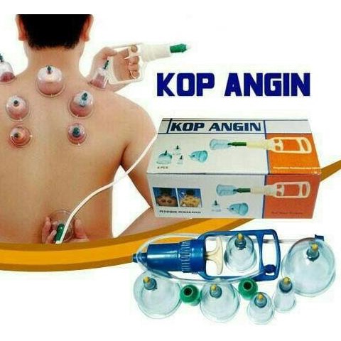 Kop angin alat bekam 6 set
