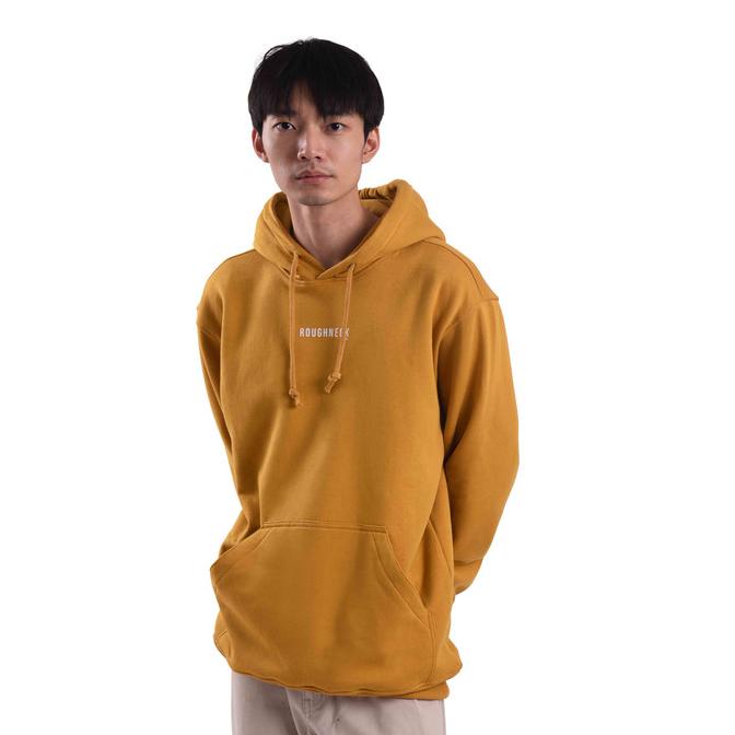 NEW Roughneck H496 Mustard Mini Sig White Hoodie
