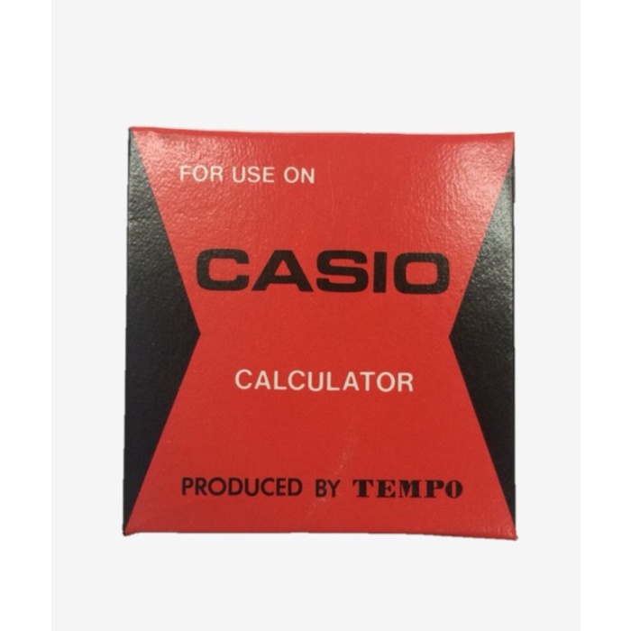 

TERUJI Pita Calculator Casio 13 mm x 6 m Black & Red