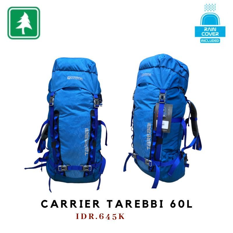 Tas Carrier Tarebbi 60L Consina Tas Gunung Tas Carrier Murah TAS CONSINA NARROWS TAS CONSINA OVERLAN