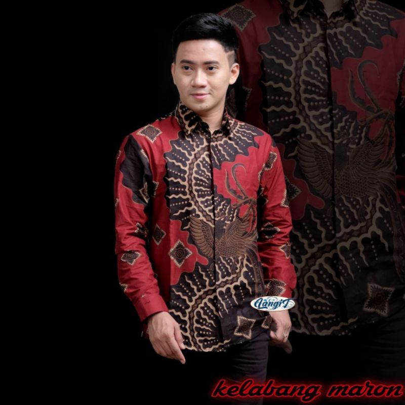 KEMEJA BATIK PRIA LENGAN PANJANG BIG SIZE JUMBO M.L.XL.XXL.3L.4L.5L.6L.7L. Seragam batik kantor