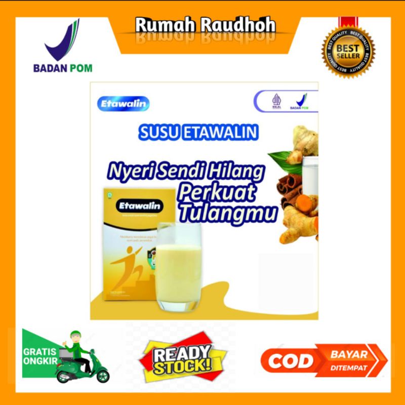 

ETAWALIN ORIGINAL - SUSU BUBUK KAMBING ETAWA ATASI NYERI SENDI, ASAM URAT, MENINGKATKAN KEPADATAN & KESEHATAN TULANG
