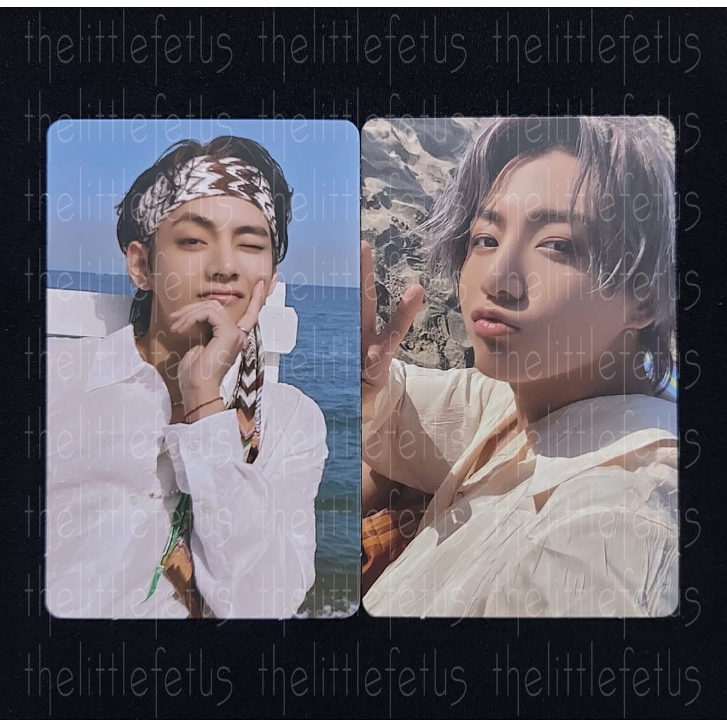 [BACA DESKRIPSI] PHOTOCARD PC BTS OFFICIAL ALBUM BUTTER PEACHES VERSION TAEHYUNG V TAE JUNGKOOK JK P