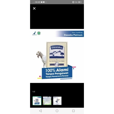 

susu kambing ETAWAKU PLATINUM bubuk atasi sesak nafas paru