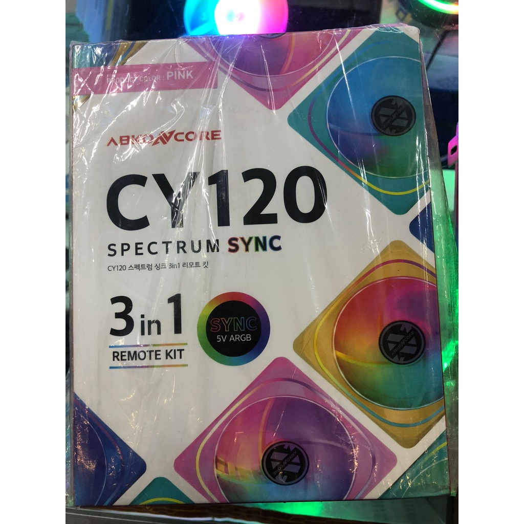 FAN CASING ABKONCORE CY120 / CY 120 ARGB SPECTRUM SYNC 3in1 - PINK