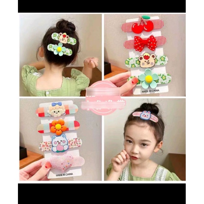 1pcs - VELCRO RAMBUT / KOYO RAMBUT / AKSESORIS TEMPEL PENAHAN PONI MERAPIKAN RAMBUT WANITA ANAK KARA