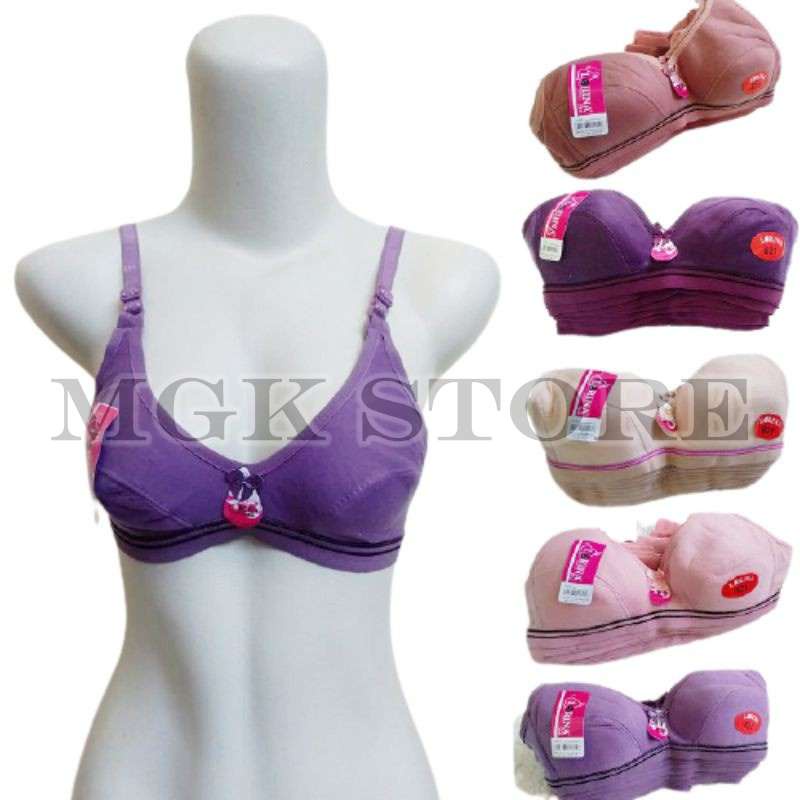 Bh Sport Bh Wanita Tanpa Kawat dan Busa LORINA