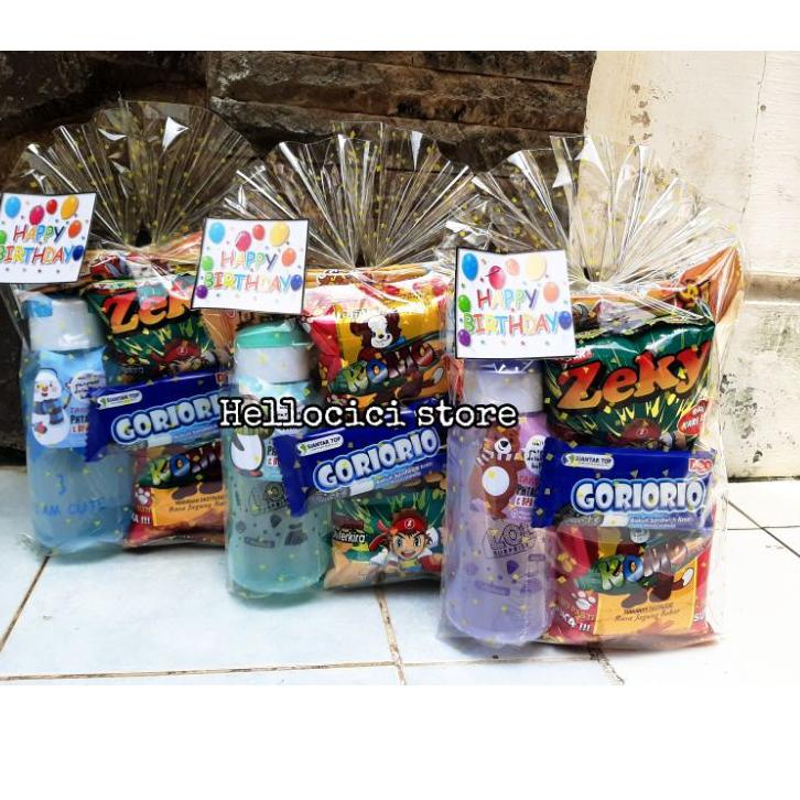 

PARCEL BINGKISAN MURAH SNACK + BOTOL KEMASAN ULANG TAHUN