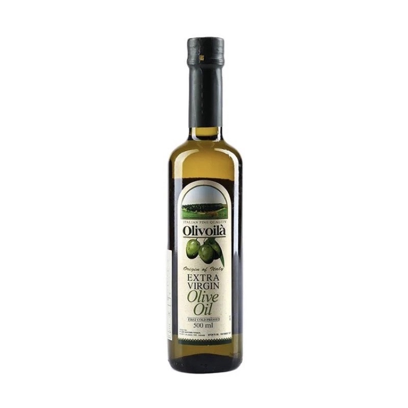 

Minyak Zaitun Olivoila Extra Virgin Olive Oil 500 mL / Minyak / Zaitun / Extra / olive / oil / Virgin / Olivoila