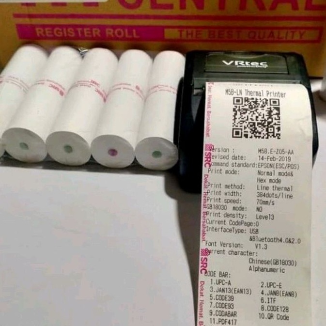 

Kertas Thermal EDC Logo SRC 57x30 mm