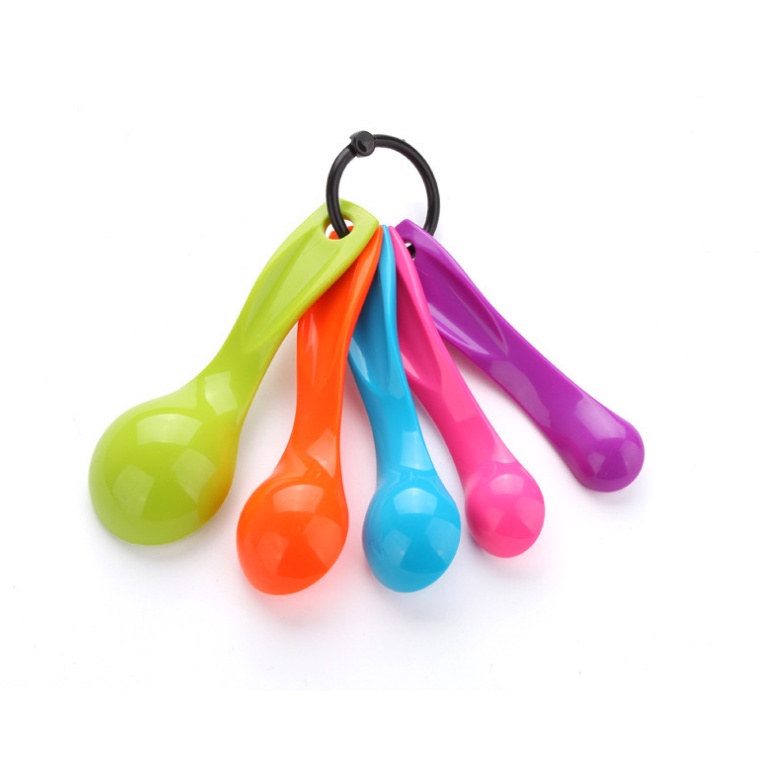 ❤ IJN ❤ Sendok Takar Kecil Warna Set isi 5 in 1 Measuring Spoon Alat Baking
