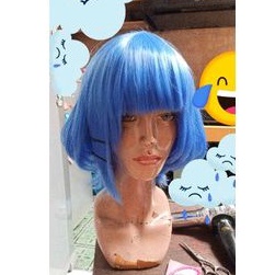 Ryo Yamada wig cosplay Bocchi The Rock Bocchi kostum jacket Bocchi Wig ryo yamada blue rambut palsu