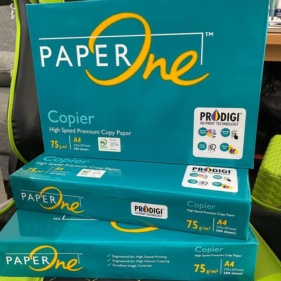 

Kemasan Baru.. Kertas HVS A4 | 75 Grm | PaperOne SUPER MURAH P7Y