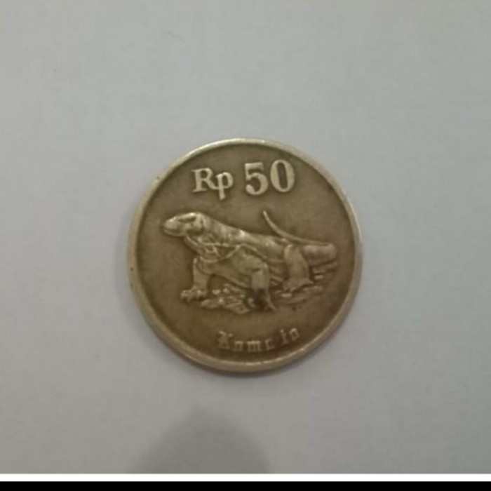 Uang Logam Koin Coin 50 Rupiah Komodo Tahun 1991 auar1u590 Diminati Banget
