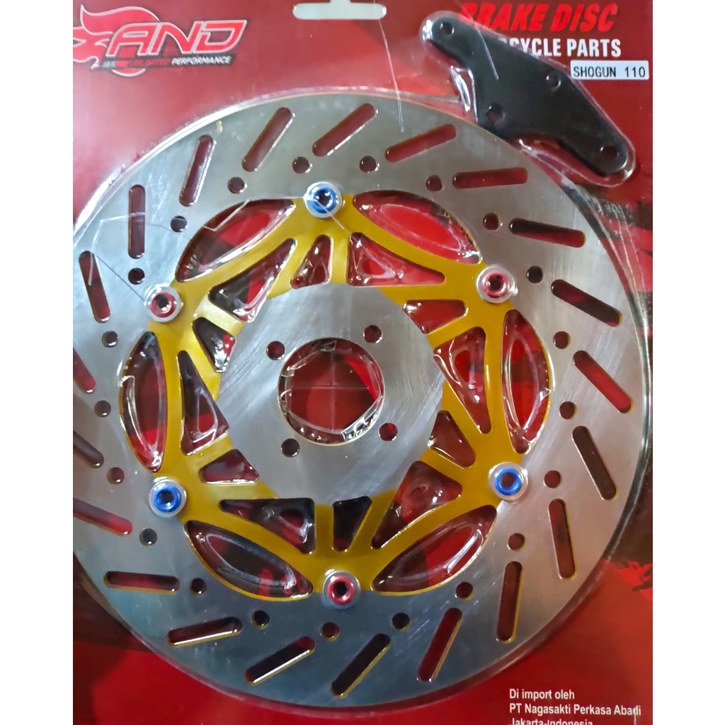 PIRINGAN LEBAR SATRIA SHOGUN 110 TORNADO CAKRAM 300MM SATRIA 2 TAK/SATRIA HIU/TORNADO/SHOGUN 110 CEKUNG BAUT 4