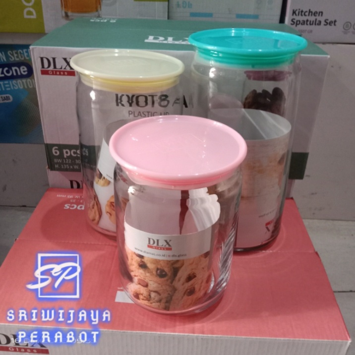 TOPLES KUE/TOPLES KACA/TOPLES DLX KYOTO-A-B-C 760ML-1000ML-1175ML ISI6