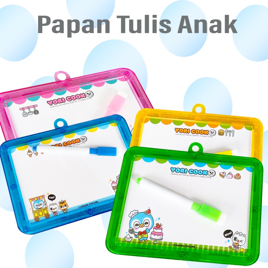 Papan tulis mini whiteboard + Spidol - Papan Tulis Anak Nora Band