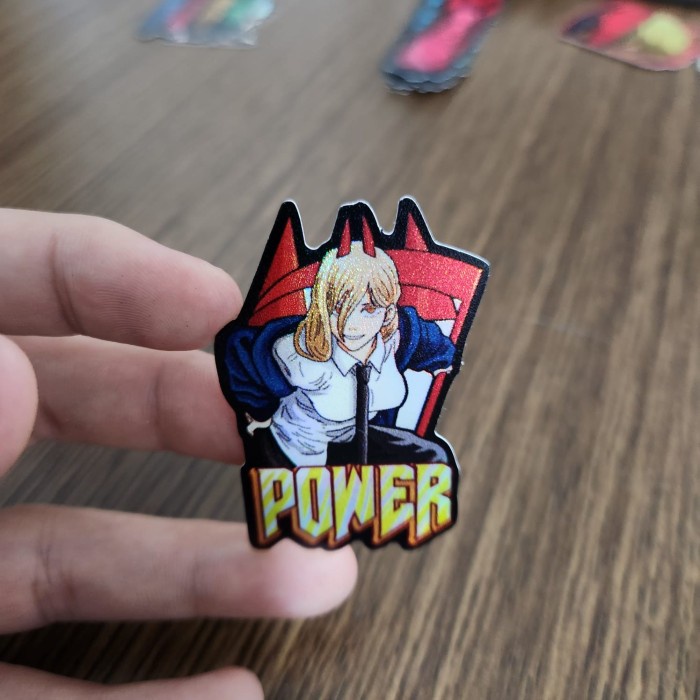 

Sticker Hologram Anime - PSH1330 - Chainsaw Man - Power