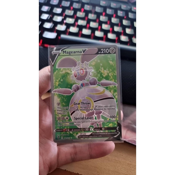 Magearna V - 182/195 - Full Art Ultra Rare Sword & Shield: Silver Temp