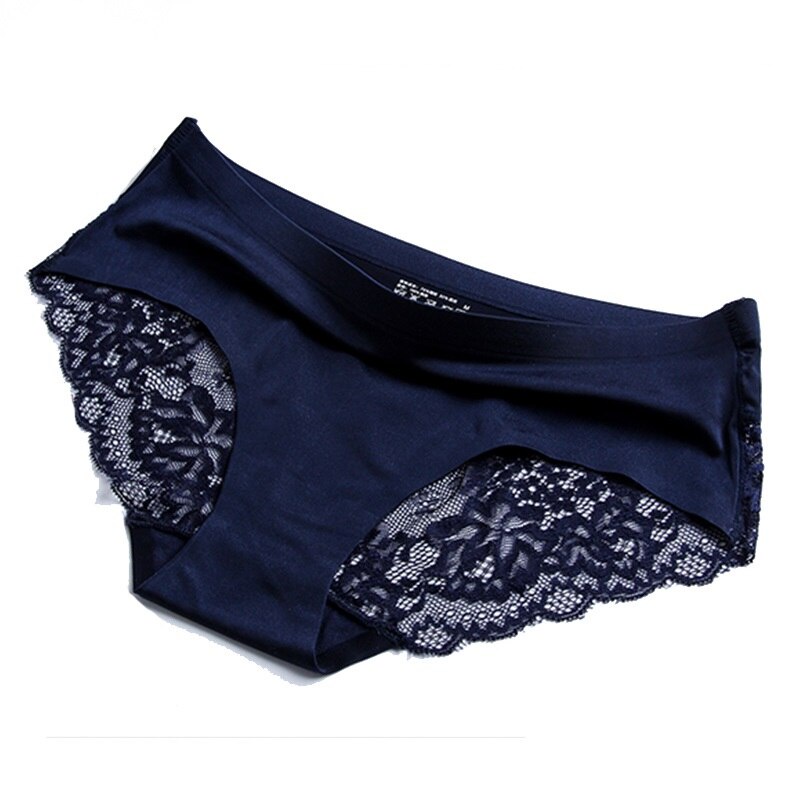 [COD] Genie Renda Celana Dalam Wanita Seamless Panties Brokat - 4 Pcs