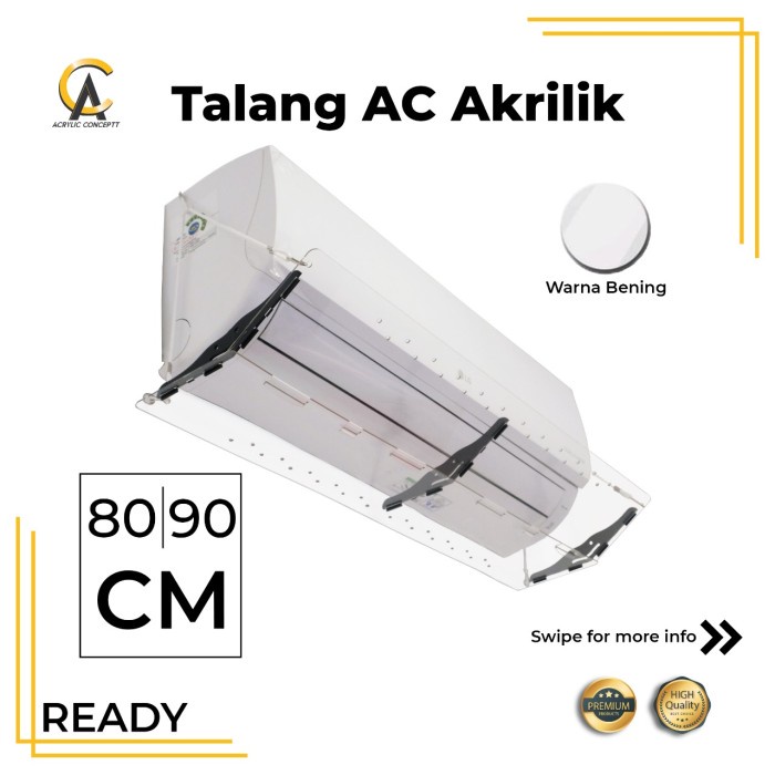 TALANG AC / PENAHAN ANGIN AC / REFLECTOR AC ACRYLIC BERKUALITAS