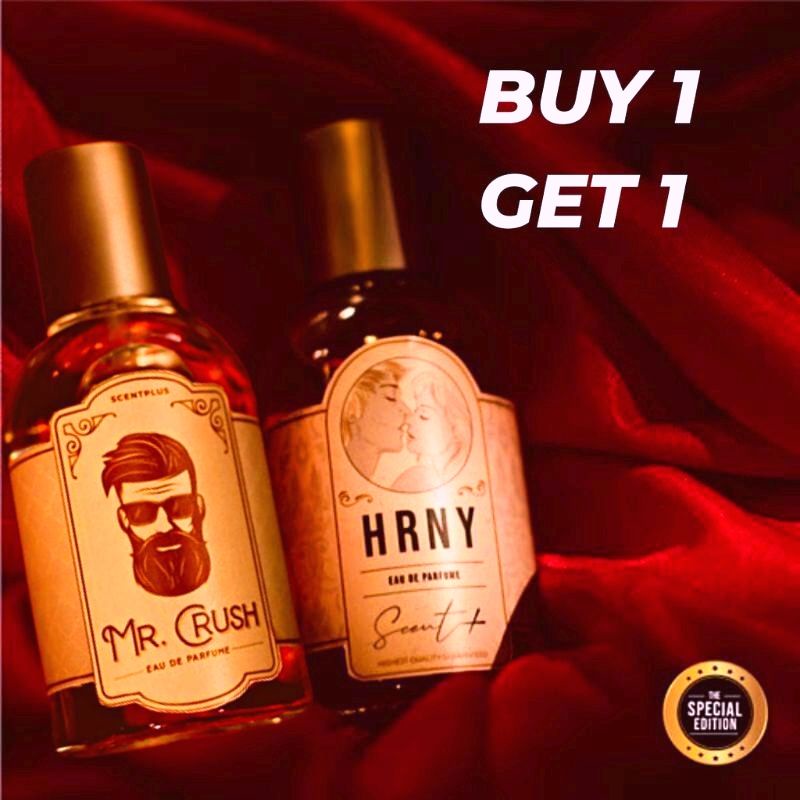 BELI 1 GRATIS 1 [ Gratis Ongkir ] Parfum Mr Crush &amp; Parfum Hrny Parfum Pria Wanita Premium Wangi Tahan Lama Parfum Pemik