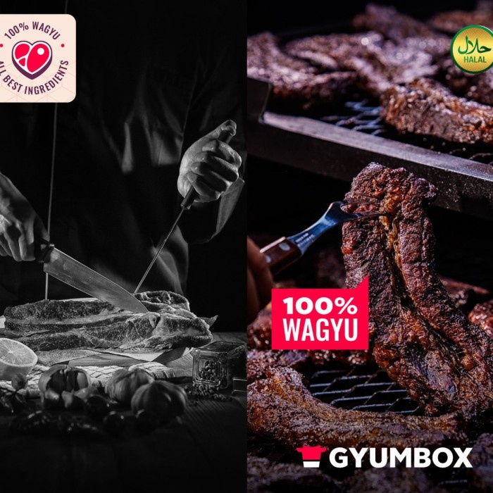 

Sei Sapi Wagyu Daging Sapi Asap Gyumbox Frozen Food Makanan Instan Txs0X-01