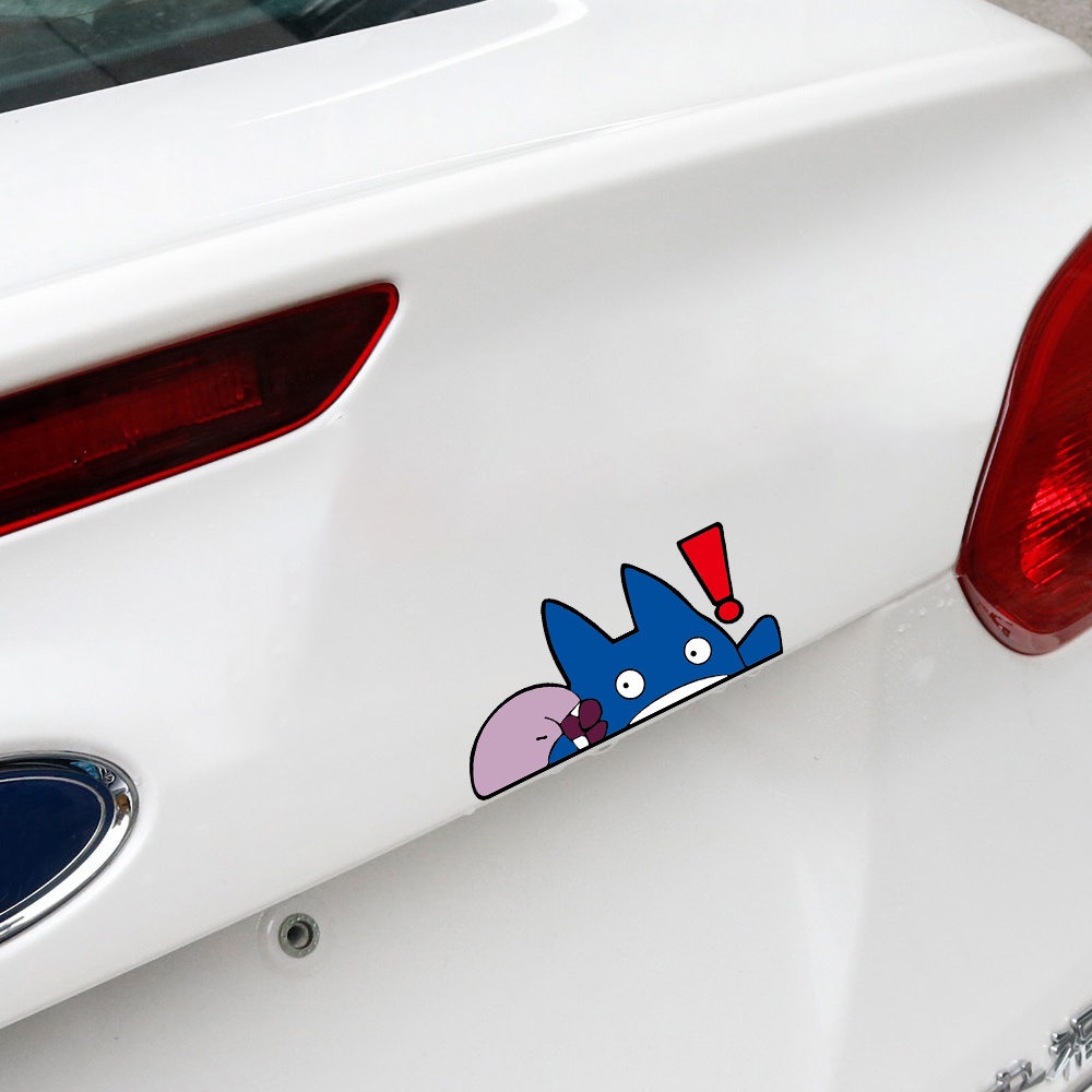 Tetangga saya Totoro Lucu animasi Jepang kartun jendela mobil pintu mobil stiker reflektif Miyazaki Hayao anime Totoro bodi sepeda motor dekoratif decal untuk Honda