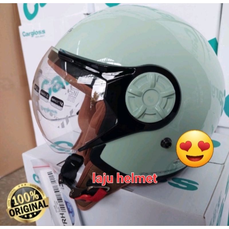 helm cargloss YRH hijab soft Green