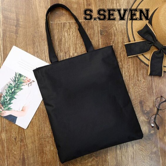 TOTEBAG HITAM POLOS KANVAS UKURAN 30X40 (LIMITED)