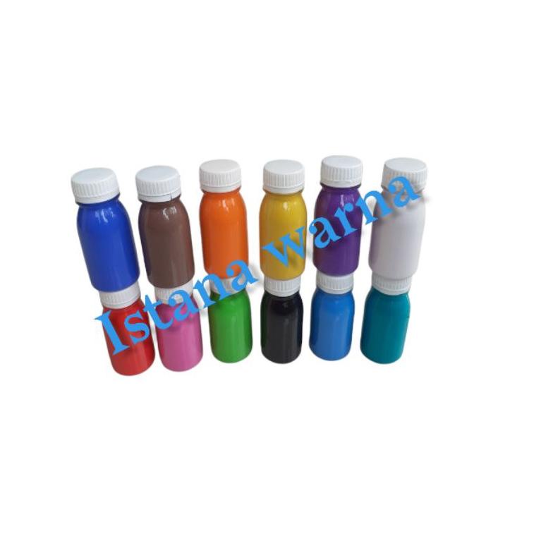 

(S-U6U-✓) Cat Lukis PREMIUM 80 ml Cat Lukis Acrylic untuk Gypsum Tanah Liat Mural Tembok kanvas serba guna Tive Matte amanah