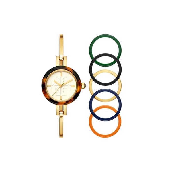 TBW2100 Tory burch gigi bangle  gold tone watch