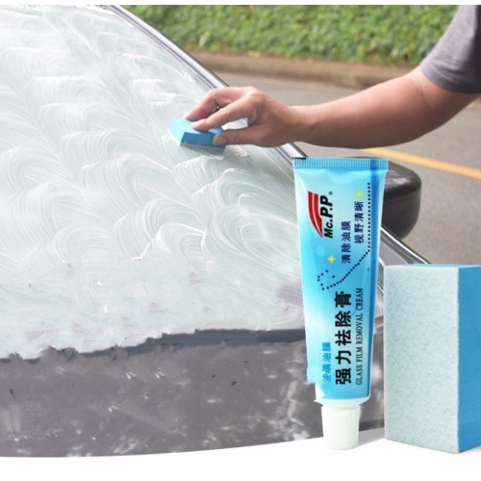 Car Glass Oil Film Remover Car Windshield Glass Film Removal Cream Car