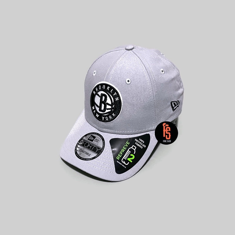 TOPI NE ORIGINAL REPREVE BROOKLYN NETS GREY
