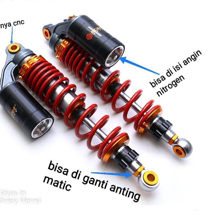 Termurah 280/320/340/360 MM 100% ORIGINAL SCARLET 8923 SHOCK ABSORBER SHOCKBREAKER BLKG TABUNG ATAS 