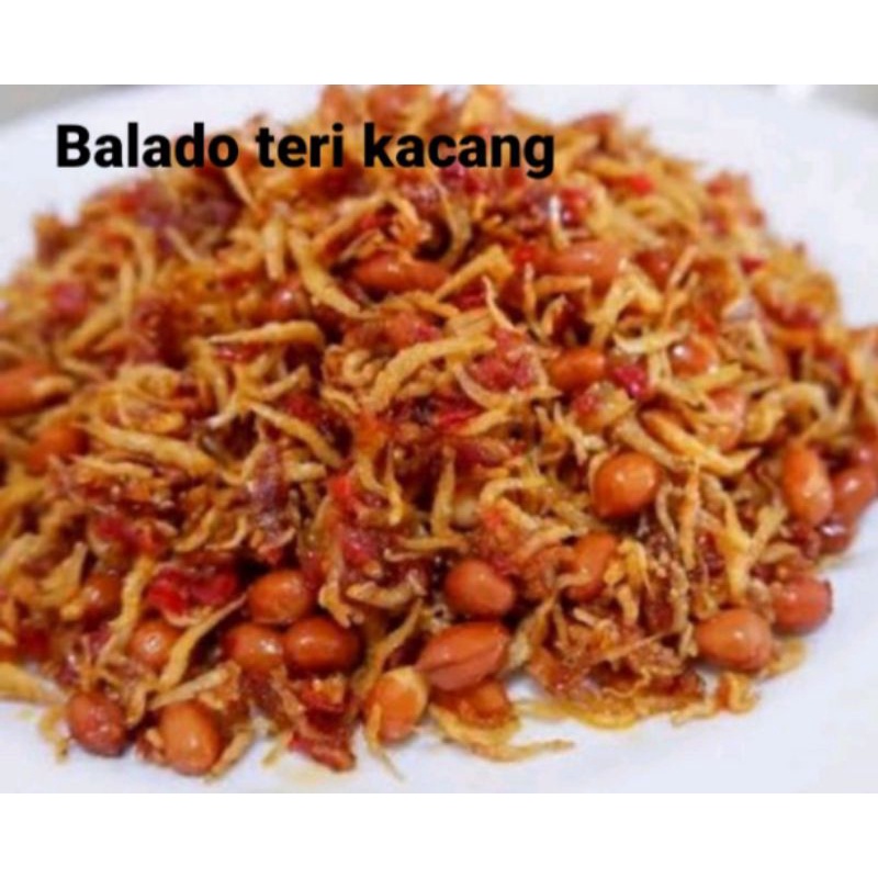 

Tericang Teri kacang balado pedes manis tanpa pengawet