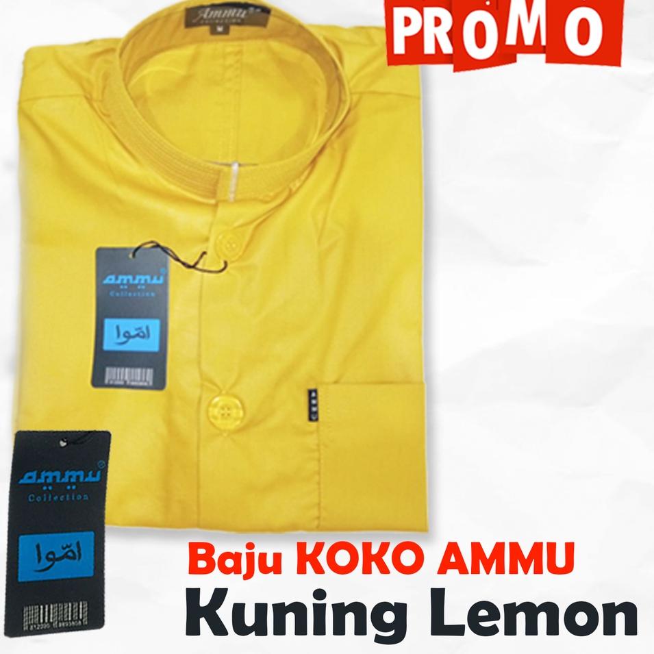 MMK.10De22ᴿ ◦ BAJU Koko Ammu collection amu dewasa baju amu polos lengan panjang baju Koko aku salaf