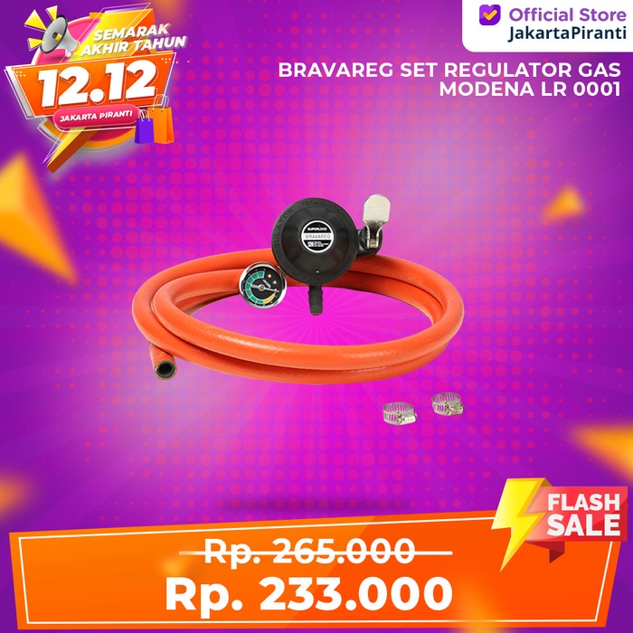 Regulator Kompor dan Oven Gas Modena BRAVAREG Regulator - LR 0001