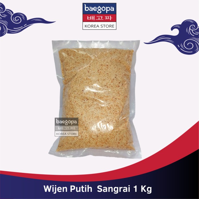 

HIROKING Biji Wijen Putih Sangrai 1 Kg Halal │ Roasted White Sesame Seed for Sushi Ramenn,.