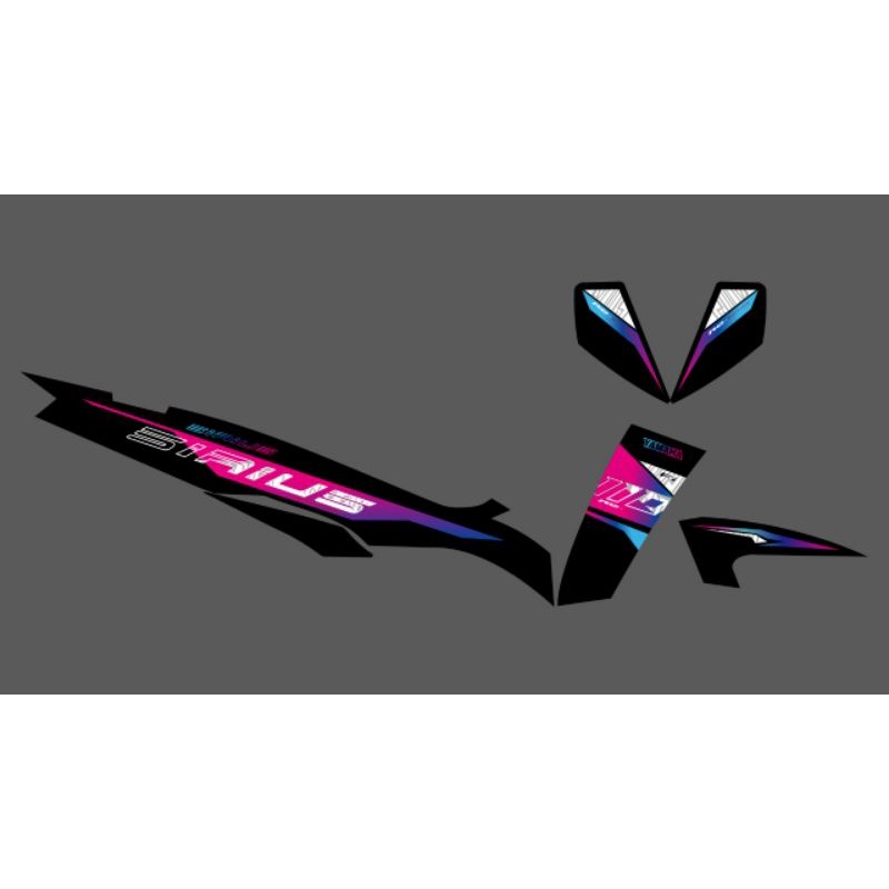 Striping Sticker Vega R New SIRIUS rainbow 110