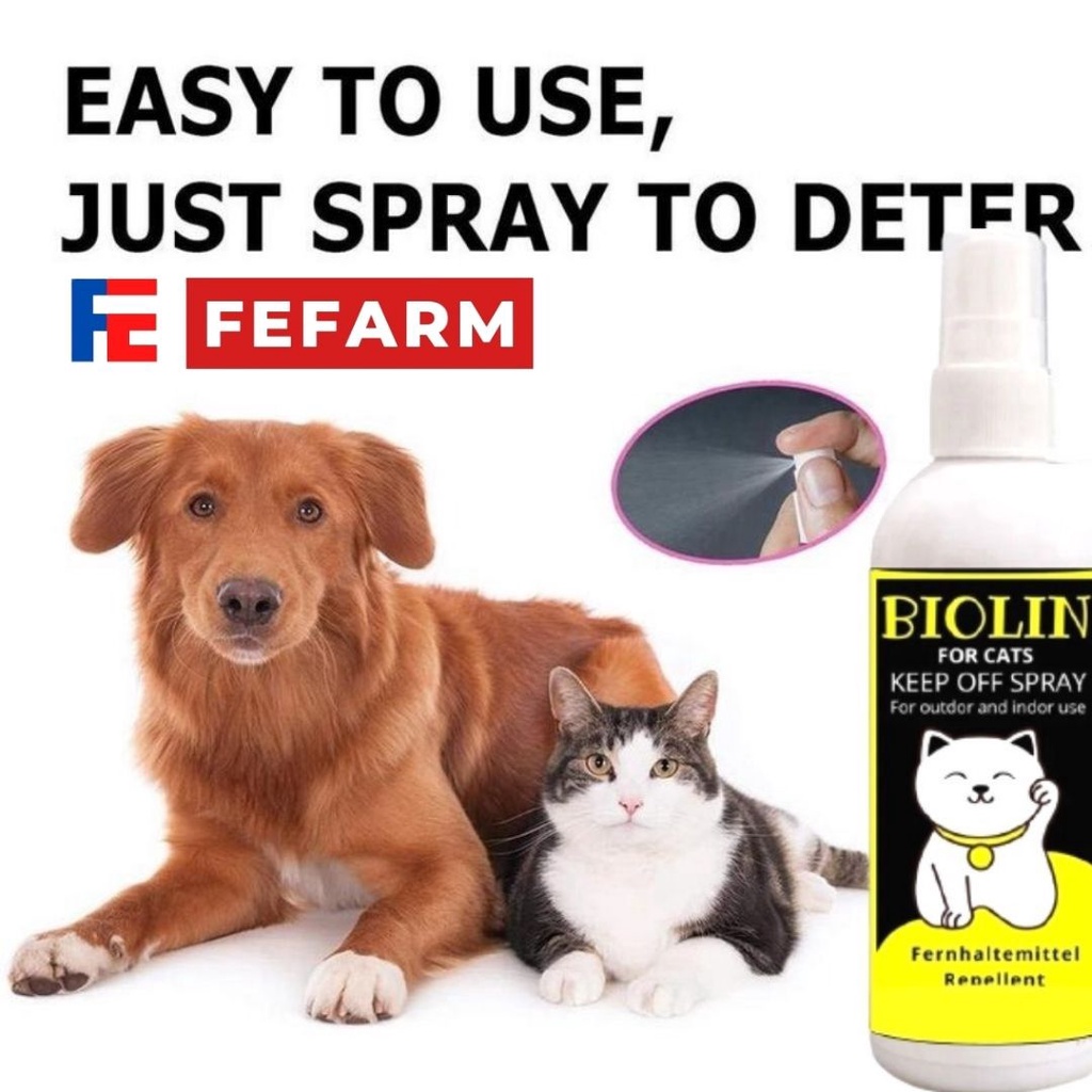 PENGUSIR KUCING NAKAL KENCING DAN BERAK SEMBARANGAN 120ML FEFARM