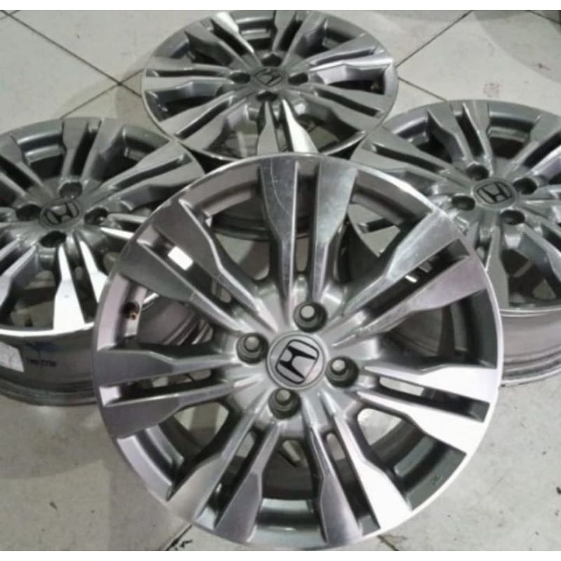 Velg Mobil Bekas Original Copotan Honda City Ring 16 H4x100 Buat Jazz Vios Brio Freed Mobilio sigra 